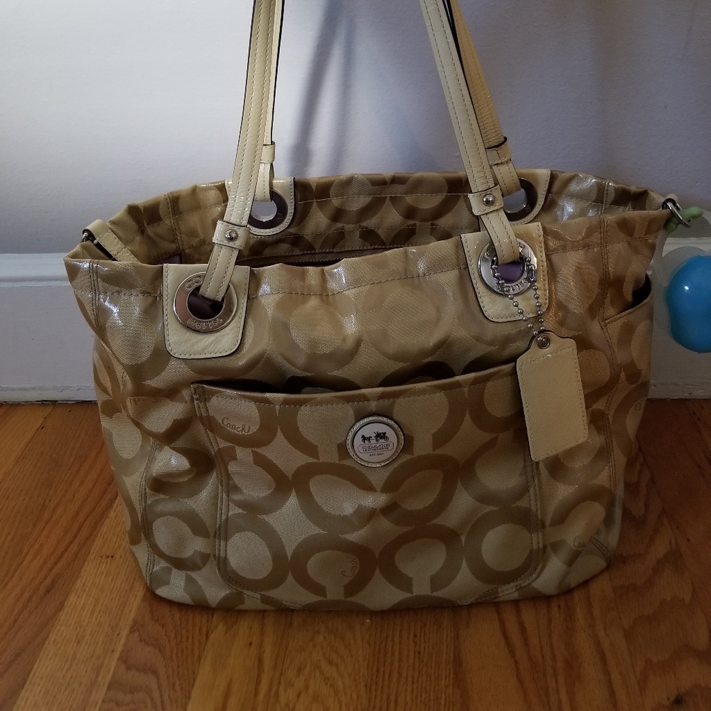 COACH baby diaper bag